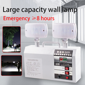 Lampe de Secours Double Tête Clubjy 3129L 30W, Allumage Automatique en Cas de Panne de Courant, Lampe de Sécurité pour Couloir et Sortie d'Incendie à Domicile - Product Image 2