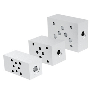 Bloc de passage d'huile intégré Ml-Mb-003, vanne de commande directionnelle hydraulique 10 mm, installation filetée en acier 45 - Product Image 1