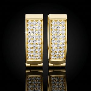 KRUP JEWELS ต่างหูเพชรทรงบริลเลียนต์สี E ทองคำขาว เพชรเพาะเลี้ยงในห้องปฏิบัติการ สำหรับผู้หญิง สวมใส่ได้ทุกวัน คลาสสิก เหมาะสำหรับงานแต่งงานและงานหมั้น - Product Image 1