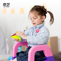 Cube QiYi QiMing S2 sans autocollants, forme triangulaire spéciale, cube de vitesse, jouet cube magique