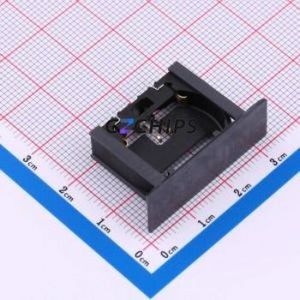 BS-170903Z Button & Strip Battery Connector Through hole Component (THT) Connector Battery Holder Stainless Steel Gold - Product Image 1