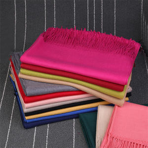 באיכות גבוהה אופנה חורף עבה pashmina צעיף גברת shawls מסוגנן חם מותאם אישית tassels cashmere תחושה צעיף נשים - Product Image 2