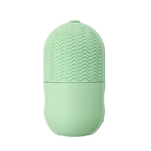 Hot sell personalized anti-aging face massage silicone ice roller silicone cleansing ice lattice