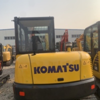 Excavadora Komatsu PC56 Usada de 5-6 Toneladas, Bajo Precio, Piezas Completas, Buen Estado, Modelos PC60, PC70, PC80, PC50 Disponibles, Operación Precisa