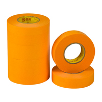 Cinta de Enmascarar Acrílica H113 Resistente al Calor hasta 100 Grados, Rollo Jumbo Goldband, para Pintura Automotriz, Uso en Interiores y Exteriores, Pisos Epóxicos