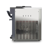 Machine à glace et à snacks de table, machine à crème glacée molle, yaourt et fruits 2+1 mélangés, haute productivité, en acier inoxydable de qualité alimentaire
