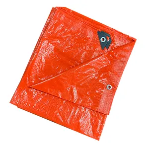 High Quality Red Orange PE Tarpaulin For Cars And Trucks