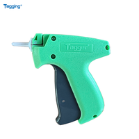 Aiguille standard pour pistolet à étiquettes - Longueur de l'aiguille 35 mm, matériau ABS, vert + noir, durable et écologique pour vêtements, serviettes et chaussettes