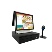2023 15,6/15/17 venta al por mayor software POS caja registradora para pequeñas empresas sistema POS inalámbrico