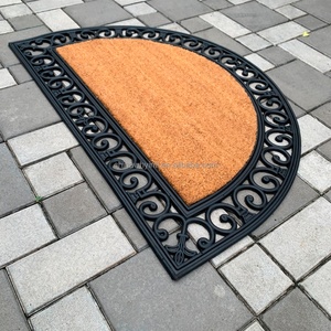 Traditional Outdoor Welcome Rubber <b>Coir</b> <b>Door</b> <b>Mats</b> Base - Product Image 5