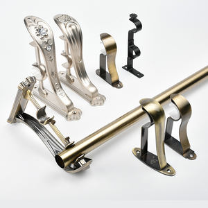 Tringles à rideaux extensibles de Style romain de mode 2m 3m <span class=keywords><strong>4m</strong></span> embouts de tête en métal emballés dans une boîte accessoire de poteaux de piste de <span class=keywords><strong>rideau</strong></span> bon marché - Product Image 5