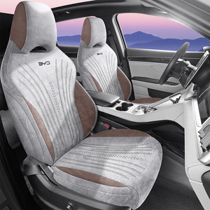 Fundas <span class=keywords><strong>de</strong></span> Asiento <span class=keywords><strong>de</strong></span> Coche Personalizadas <span class=keywords><strong>de</strong></span> Cuero <span class=keywords><strong>de</strong></span> Gamuza <span class=keywords><strong>de</strong></span> Alta Calidad para BYD Song Plus Seal U Dmi 2022-2026, Juego Completo - Product Image 2