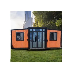 Nhà máy trực tiếp cabin di động kỳ nghỉ nhà di động sang trọng prefab khách sạn modul mở rộng container nhà Mỹ
