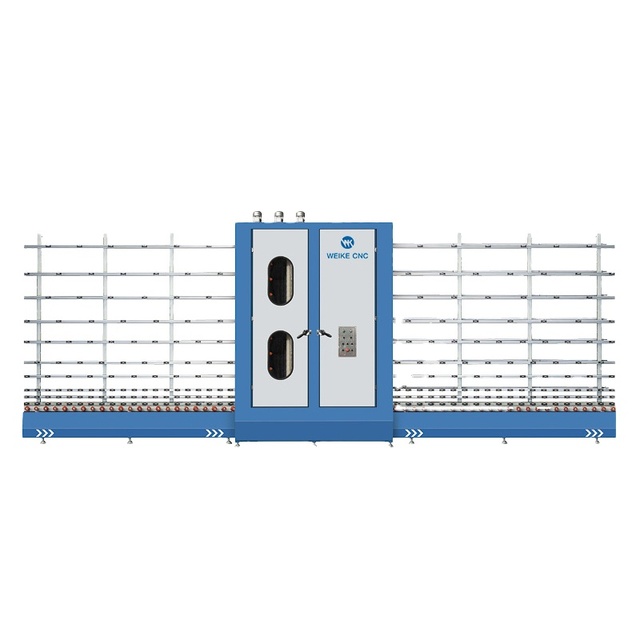 WEIKE CNC Vertical Glass Washing Machine Washer Used for Insulating Glass Production Line Double Glazing Glass Making Machine