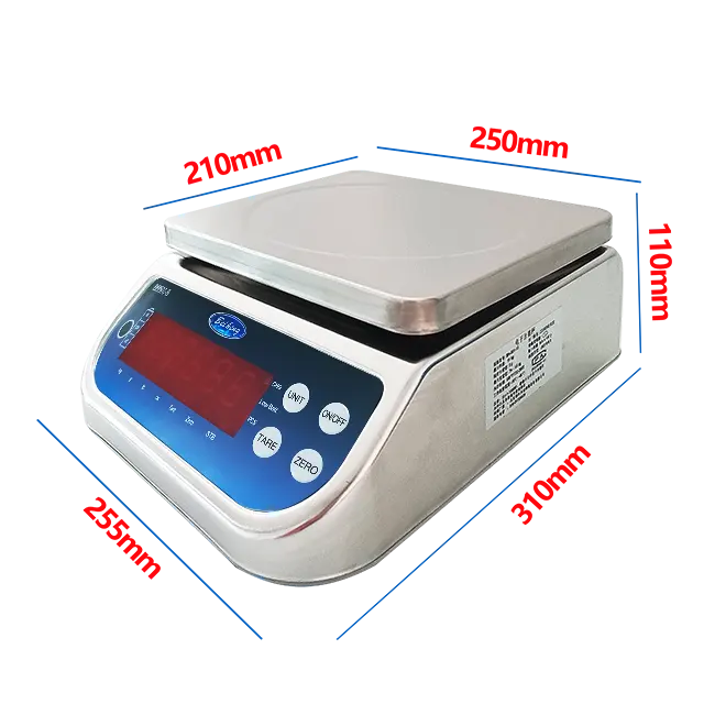 Balança digital IP68 para pesagem digital, balança de aço inoxidável à prova d'água, balança digital IP68 para pesagem