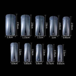 Cross border manicura de <span class=keywords><strong>uñas</strong></span> 500 caja armadura pieza francés puntiagudo parche de <span class=keywords><strong>uñas</strong></span> medio palo <span class=keywords><strong>uñas</strong></span> <span class=keywords><strong>postizas</strong></span> palo completo natural - Product Image 2