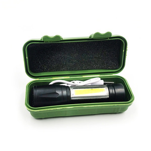 ไฟฉายกำลังสูงแบบชาร์จไฟได้, ไฟทำงานแบบโฟกัสปรับได้แบบ USB ใช้ได้สองรูปแบบ, ไฟฉายขนาดเล็กสำหรับเดินกลางคืนและเดินป่า - Product Image 3