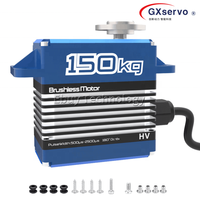 GXservo 150KG HS-1005SGT Big 12V High Pressure CNC Brushless Motor Waterproof RC Drone UAV Fixed Wing Helicopter Metal Body