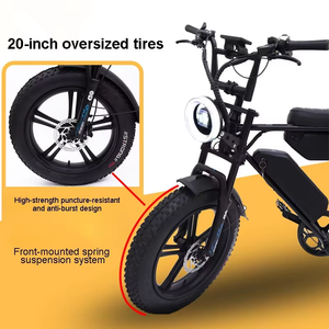 Vélo de route en carbone WindChaser, batterie au lithium 48V13/15Ah, moteur sans balais 500W, freins à disque avant/arrière 7 vitesses, vélo électrique - Product Image 5