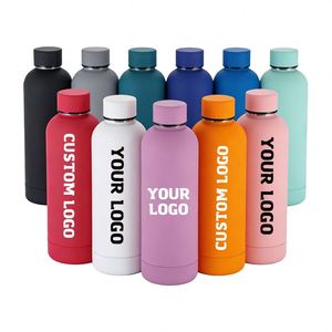 Bouteille isotherme en acier inoxydable de 500 ml avec logo personnalisé SY843, idéale pour les promotions, les activités d'entreprise et les cadeaux d'affaires. - Product Image 1