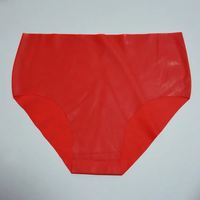 Culotte en Latex faite à la main G-String Sexy femme fétiche caoutchouc culotte femmes Sexy slips Latex culotte