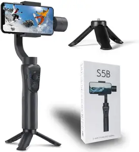 Kaliou S5B kamera sabitleyici tripod selfie sopa kablosuz gimbal telefon el kamera video stabilizatörler