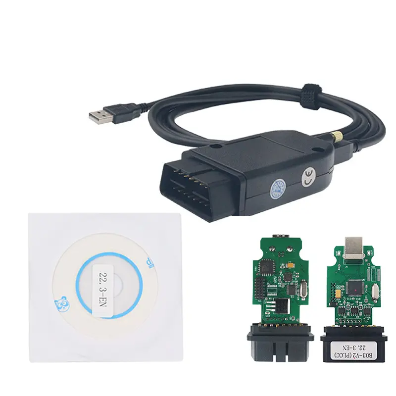 Mới nhất v23.3 cho VAG Hex V2 USB giao diện không giới hạn vins atmega162 OBD2 Scanner Hex V2 cáp xe công cụ chẩn đoán