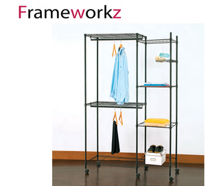 Armario de almacenamiento colgante de Metal expandible Industrial armario estante de ropa - Product Image 2