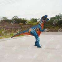 Modelo de Dinosaurio Realista Hecho a Mano, Traje de T-Rex para Adultos, Disfraz de Dinosaurio Caminante para Espectáculos/Adventuras