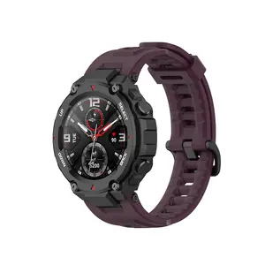 החלפת ספורט רצועת לxiaomi Amazfit T-rex מתכוונן רצועת צמיד עבור Huami Amazfit T-rex פרו שעון סיליקון רצועה