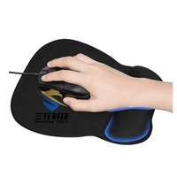 Grand tapis de souris de jeu noir personnalisé Style carré en silicone avec bords cousus antidérapants Tapis de bureau carré avec logo de l'usine