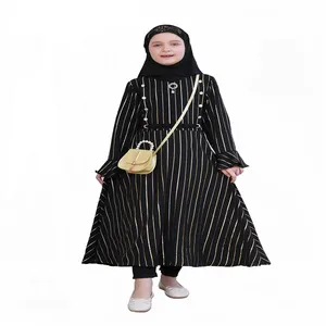 2023 распродажа, высокое качество, скромные платья для девочек, Абая Дубай, Исламская одежда, мусульманские платья для девочек