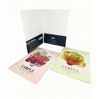 Carpeta de Archivos de Oficina Tamaño Carta A4, Carpeta de Presentación de Negocios, Carpeta de Documentos Personalizada con Dos Bolsillos