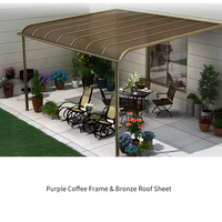 Lamelles métalliques auvent persienne de pont panneau solaire pergola en aluminium à persienne de gazebo revêtue de poudre pour fenêtre