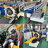 Machine de profilage de canaux de charpente Omega à haute efficacité, équipement de production de profilés en forme de chapeau