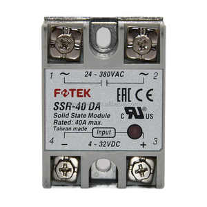 ตัวแทนจำหน่าย โซลิดสเตตรีเลย์เฟสเดียว SSR-10DA SSR-25DA SSR-40DA SSR-50DA SSR-75DA SSR-25AA รีเลย์ FOTEK - Product Image 5
