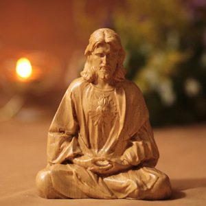 Adornos de Jesús en Oferta para Decoración del Hogar JSA16, Decoración Cristiana para Sala de Estar, Artesanías de Resina JSA16, Adornos de Resina de Dios Jesús JSA1 - Product Image 1