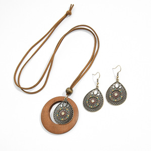 Water Drop <b>Earrings</b> Alloy Antique Bronze Plated Rhinestone Women's Party Jewelry Fashion <b>Piercing</b> Jewelry - Product Image 5