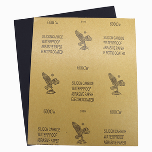 Papel de <span class=keywords><strong>Lija</strong></span> Fino de Grano 600, Resistente <span class=keywords><strong>al</strong></span> <span class=keywords><strong>Agua</strong></span>, para Pulir Metal y Madera - Product Image 2