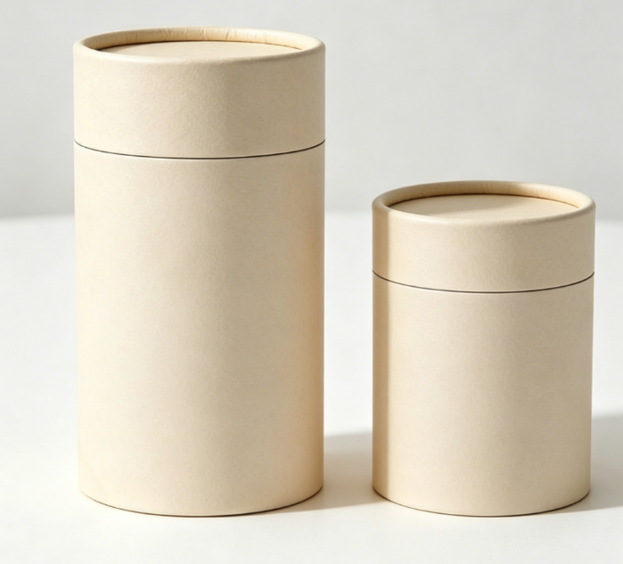 Factory Price Eco-Friendly Kraft Paper Tube Round Pattern Craft Use Packaging Carton with Customized Printing