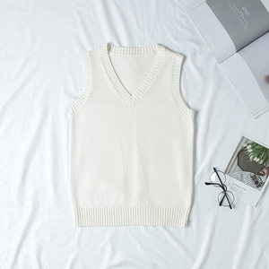 Moda Estiva: Maglione Senza Maniche da Donna, Slim Fit con Scollo a V, Design a Gilet per Primavera e Autunno - Product Image 5
