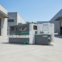Dégauchisseuse à bois à quatre faces haute efficacité avec tête de coupe hélicoïdale pour ligne de production d'usine de bois