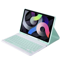Casing Keyboard untuk Samsung Tab S7 S8 PLUS S7FE 12.4 A8 X205 A7 T500 S6 Lite, Cover Magnetik dengan Tempat Pensil