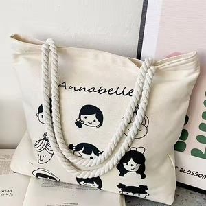 Borsa a Mano Casual da Donna con Stampa Cartoon, Borsa Tote alla Moda di Grande Capacità con Manico Lungo - Product Image 4