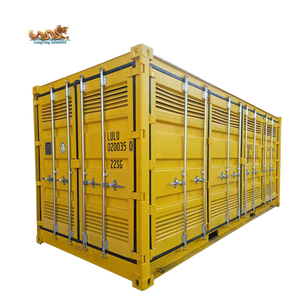20ft 20 chân hộp lưu trữ hóa chất nguy hiểm hàng hóa nguy hiểm container thép bund tầng mở Side Door Container vận chuyển - Product Image 1