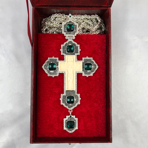 创意开发镀银正统设计希腊胸前十字架为教堂周年祈祷礼物 - Product Image 5