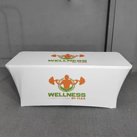 Nappe personnalisée sur mesure en tissu tricoté, plusieurs options de tissus, vente en gros de housses de table pour événements, maison, restaurant