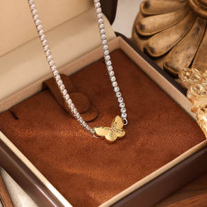 Collar de Moda Personalizado de Acero Inoxidable 316L con Baño de Oro PVD de 18K, Joyería Fina, Collar de Zirconia Tipo Tenis para Mujer - Product Image 6