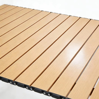 Grande table pliante en métal pour camping et cuisine/salle de sport, portable pour pique-nique en famille et voyages