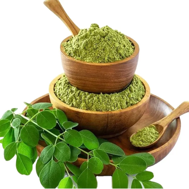 OEM sağlık takviyesi özel etiket bitkisel Moringa yaprakları özü vegan kapsül Moringa kapsül organik kilo kaybı için